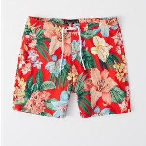 Abercrombie & Fitch Mens Swim Shorts SM 31”